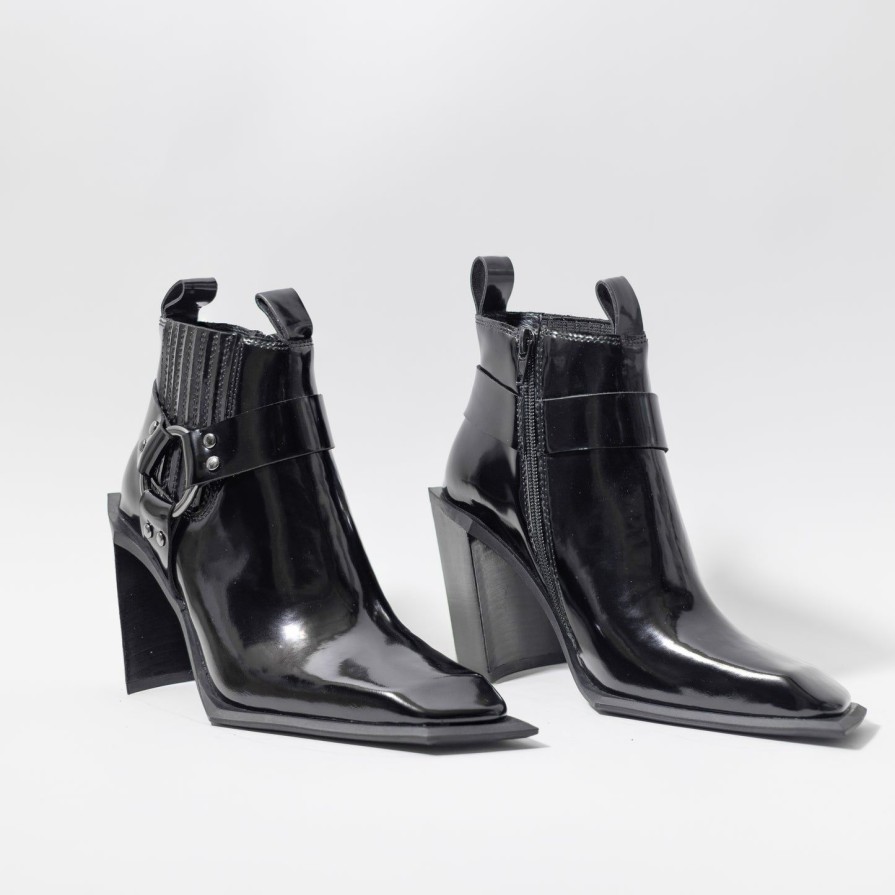 Women JEFFREY CAMPBELL | Jeffrey Campbell Bad-Guy - Hh Harness Shootie Blk Box