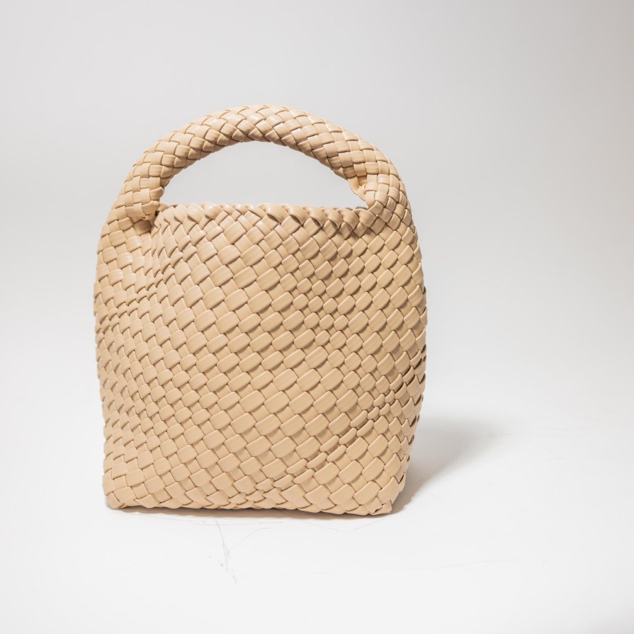 Women SHOE MARKET | Woven Hobo-Nude