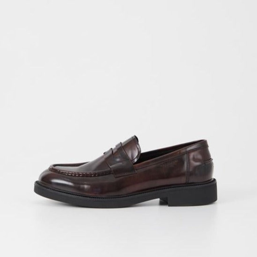 Men VAGABOND SHOEMAKERS | Vagabond Alex M Loafer Dk Bordo