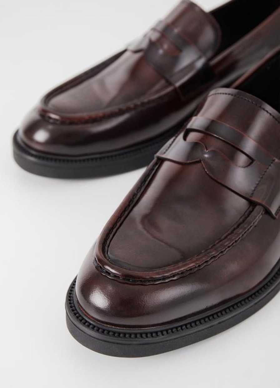 Men VAGABOND SHOEMAKERS | Vagabond Alex M Loafer Dk Bordo