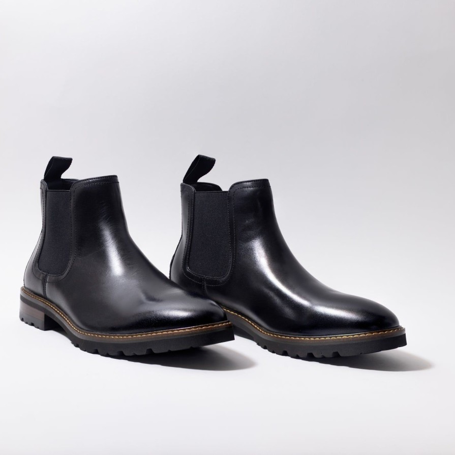 Men Florsheim Shoes | Florsheim Renegade Chelsea Boots In Black