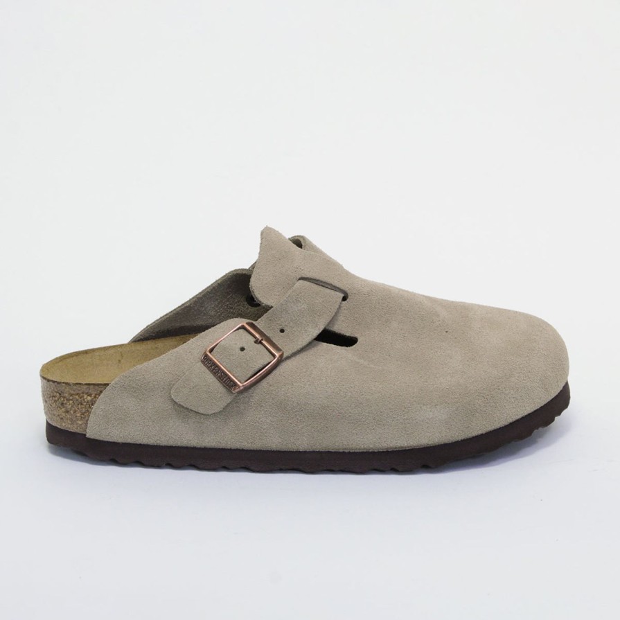 Women BIRKENSTOCK | Birkenstock Boston Sfb Women'S Ede Taupe Su