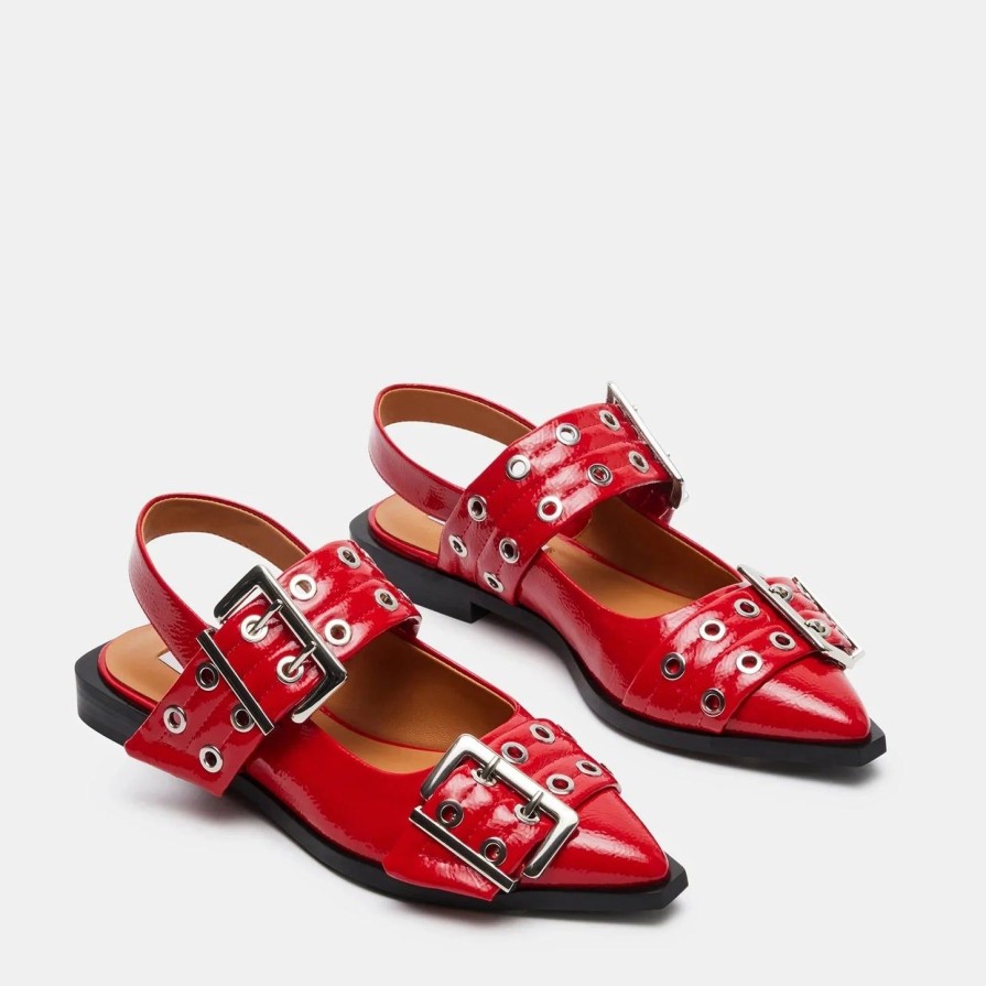 Women STEVE MADDEN | Steve Madden Graya Flats -Red