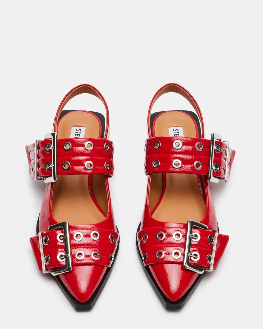 Women STEVE MADDEN | Steve Madden Graya Flats -Red