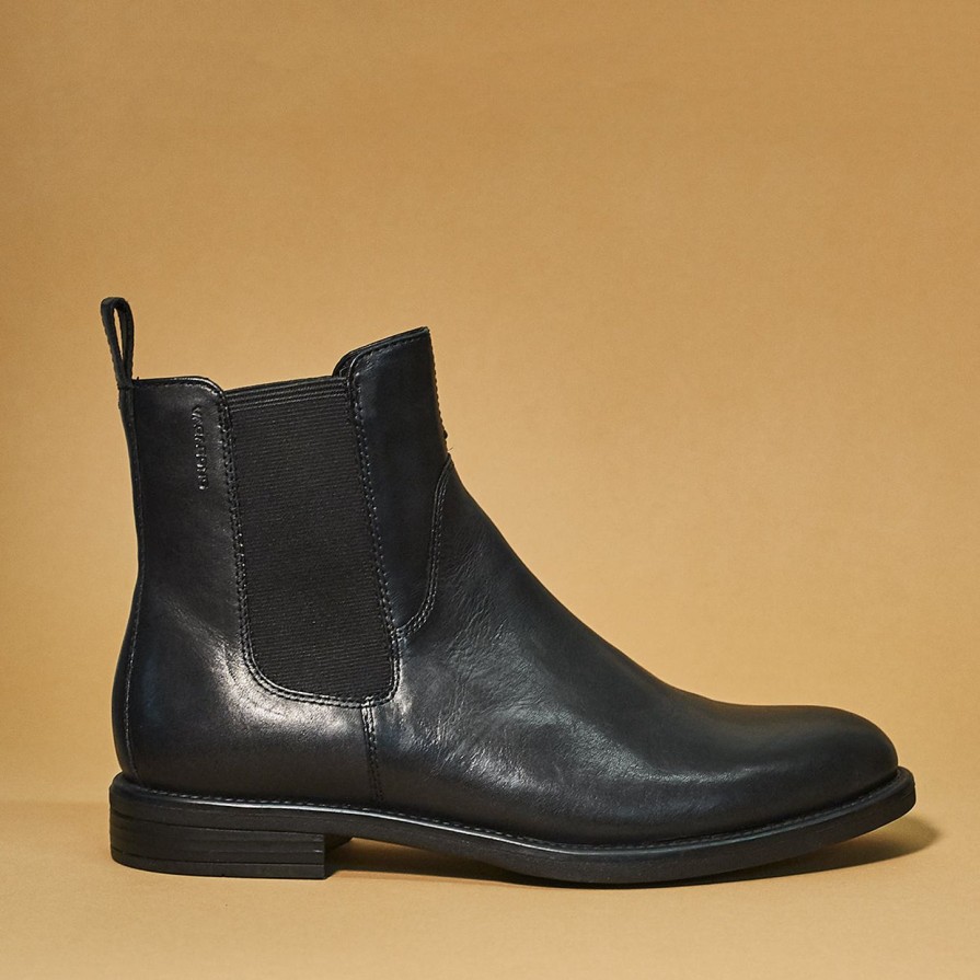 Women VAGABOND SHOEMAKERS | Vagabond Amina Chelsea Boot Black