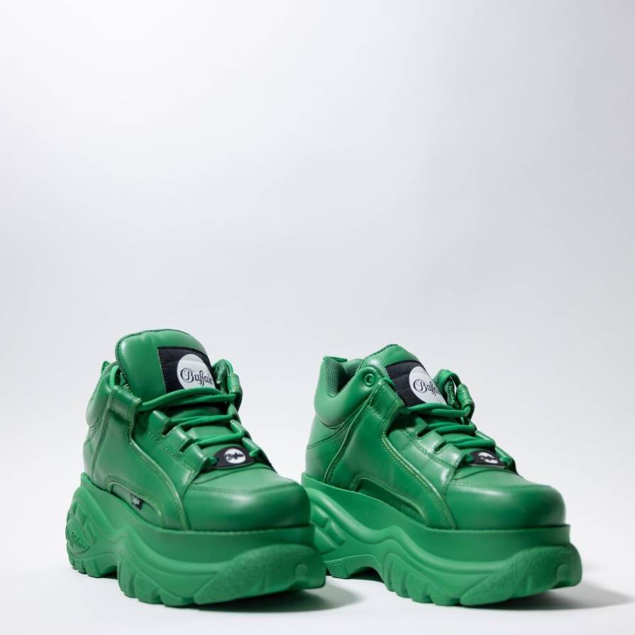 Women BUFFALO | Buffalo Classic Sneakers _ Green