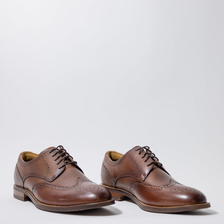 Men Florsheim Shoes | Florsheim Rucci Wingtip Nac Cog