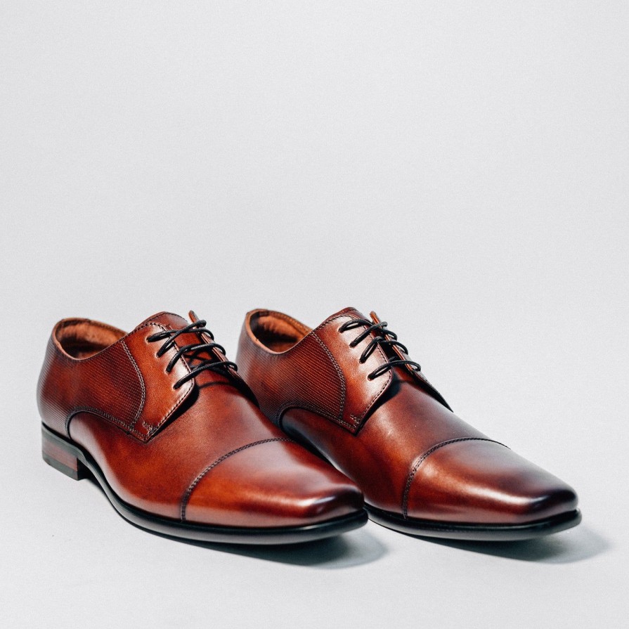 Men Florsheim Shoes | Florsheim Postino Cap Ox Cognac