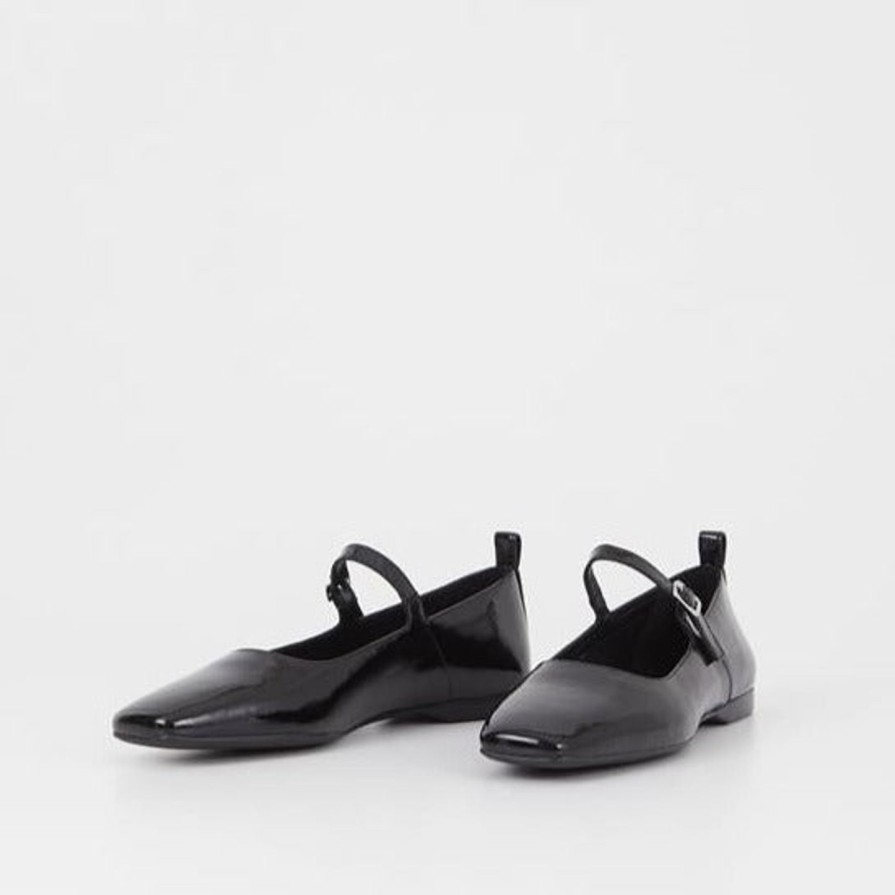 Women VAGABOND SHOEMAKERS | Vagabond Delia Mj Flats - Black Patent