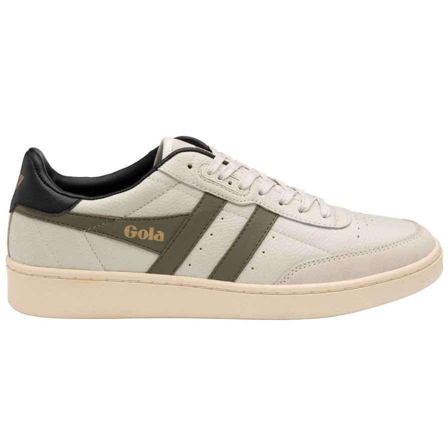 Men GOLA | Gola Contact Men'S Leather Sneakers /Blk