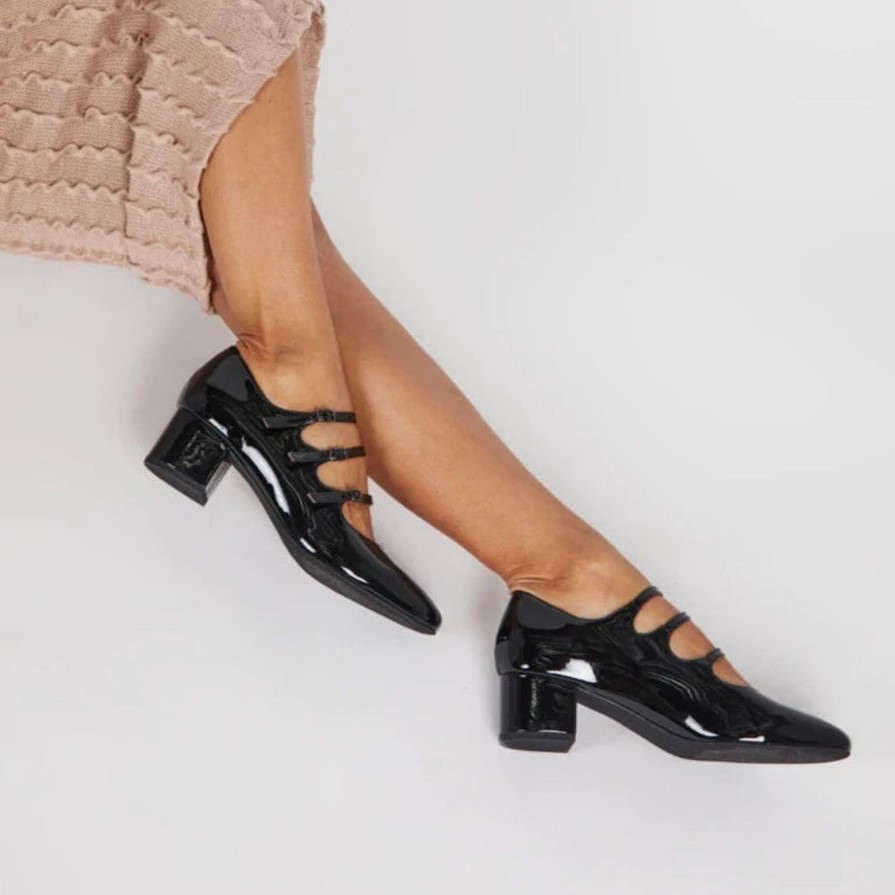 Women INTENTIONALLY BLANK | Ib Piano Patent Heels Black