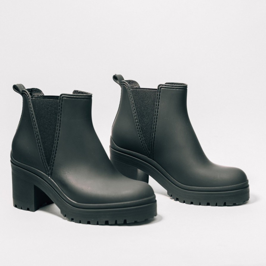 Women JEFFREY CAMPBELL | Jeffrey Campbell Raining - Mh Ankle Boot Blk