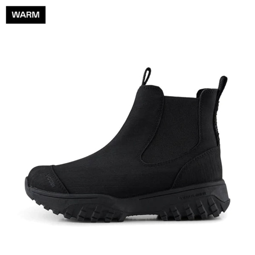 Women WODEN | Woden Magda Rubber Track Boot Blk