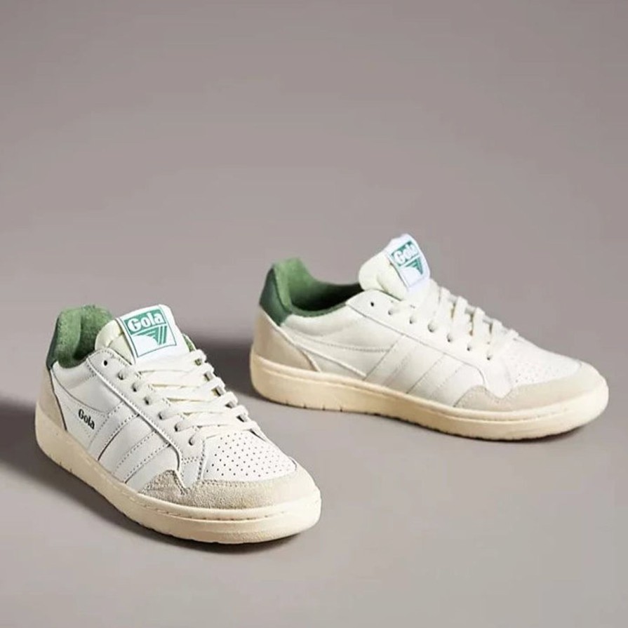 Men GOLA | Gola Eagle Men'S Sneakers Ow/Evergreen