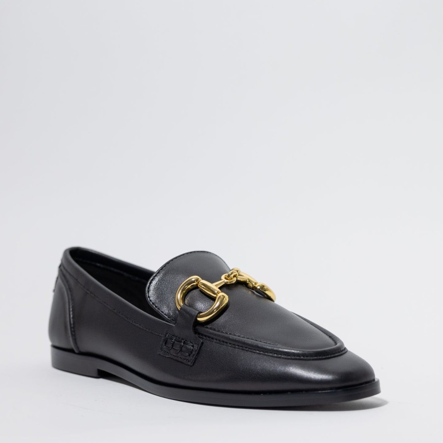 Women JEFFREY CAMPBELL | Jeffrey Campbell Velviteen - Flat Loafer Blk