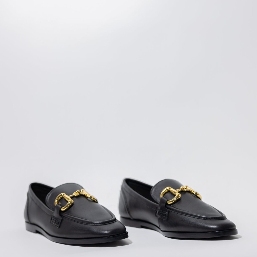 Women JEFFREY CAMPBELL | Jeffrey Campbell Velviteen - Flat Loafer Blk