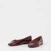 Women VAGABOND SHOEMAKERS | Vagabond Jolin Ballet Flats - Dark Cherry