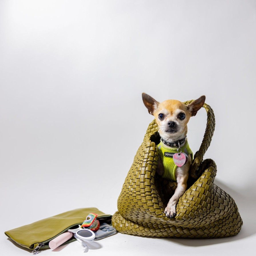 Women SHOE MARKET | Large Woven Hobo-Olive