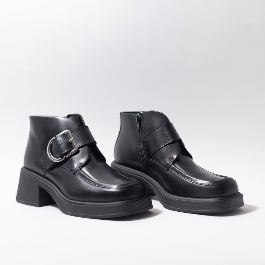 Women VAGABOND SHOEMAKERS | Vagabond Dorah Monk Shoes Black