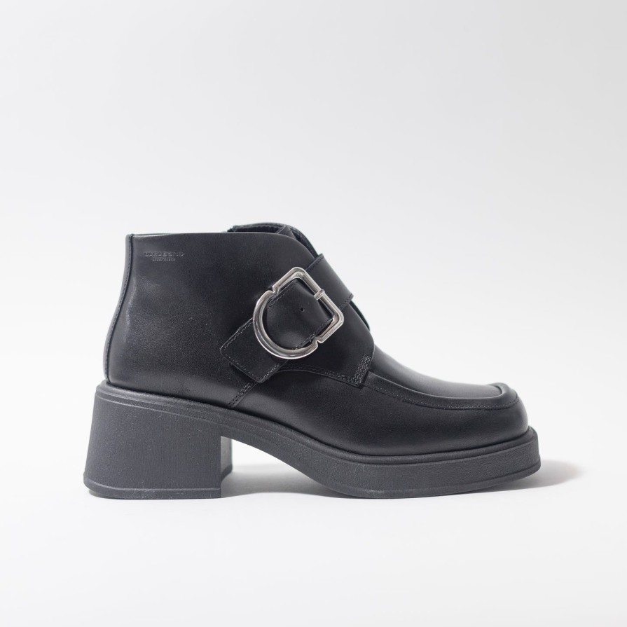 Women VAGABOND SHOEMAKERS | Vagabond Dorah Monk Shoes Black