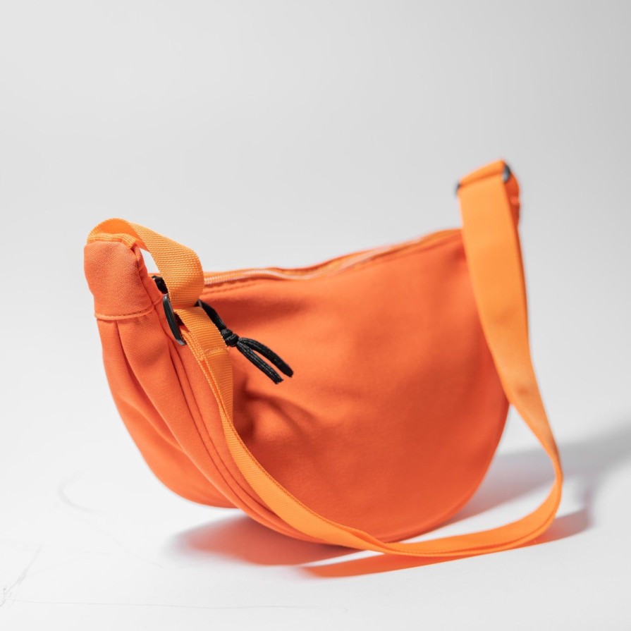 Women SHOE MARKET | Textile Moon Bag-Orange