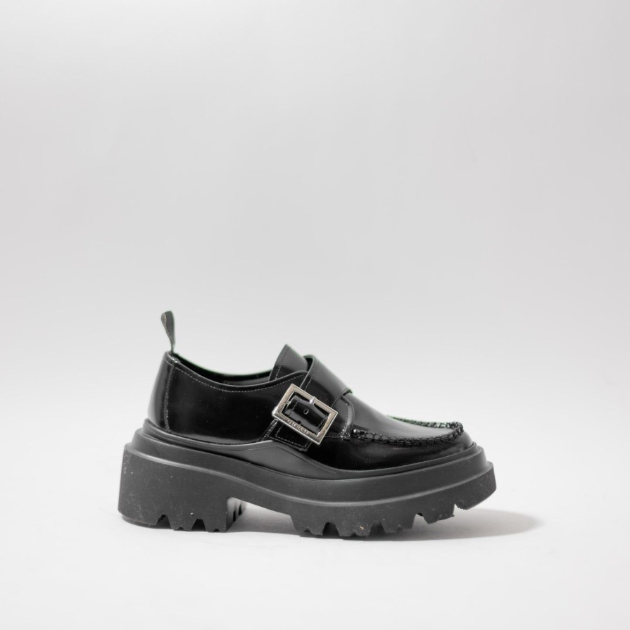 Women BASS | G.H. Bass Platform Derby Black Blk