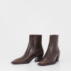 Women VAGABOND SHOEMAKERS | Vagabond Alina Zip Bootie Brown