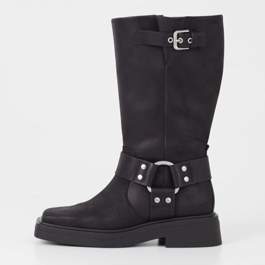 Women VAGABOND SHOEMAKERS | Vagabond Eyra Moto Boot Black