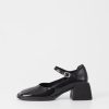 Women VAGABOND SHOEMAKERS | Vagabond Ansie Mj Patent Leather Dark Blue