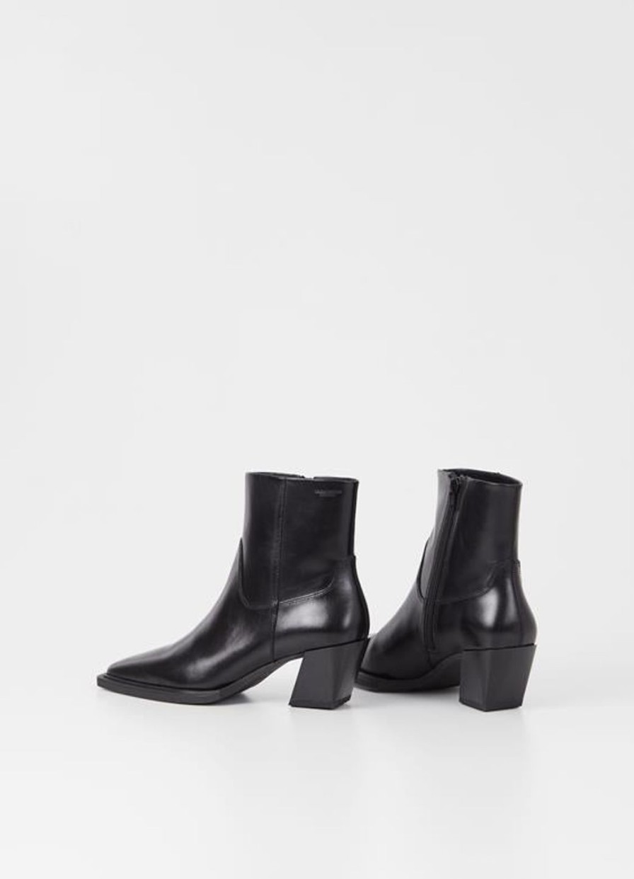 Women VAGABOND SHOEMAKERS | Vagabond Alina Zip Booties Black