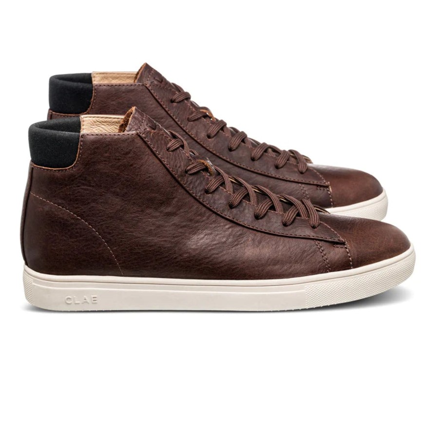 Men CLAE | Clae Men'S Bradley Mid Cocoa Leather