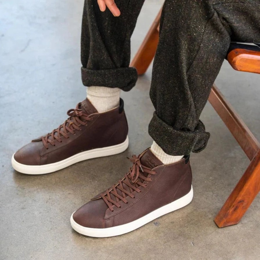 Men CLAE | Clae Men'S Bradley Mid Cocoa Leather